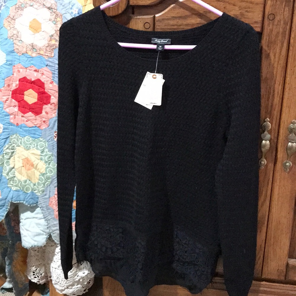 Very Soft Dressy Black Sweater